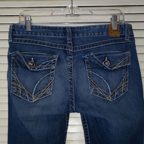 BKE Madison Jeans Tag Size 31x33.5 (Measures 32X33) Low Rise Medium Rise Boot - Picture 7 of 13